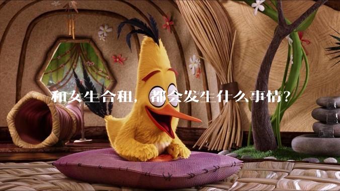 和女生合租，都会发生什么事情？