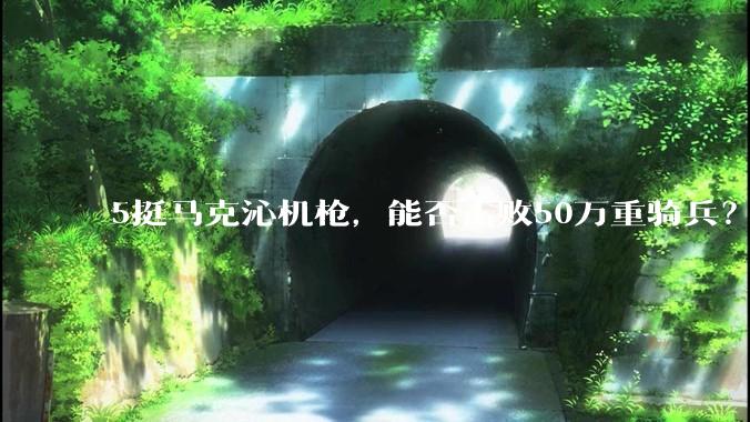 5挺马克沁机枪，能否击败50万重骑兵？